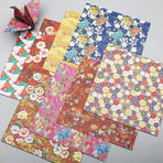 120-Sheet Floral Pattern Origami Paper, 14 x 14 cm