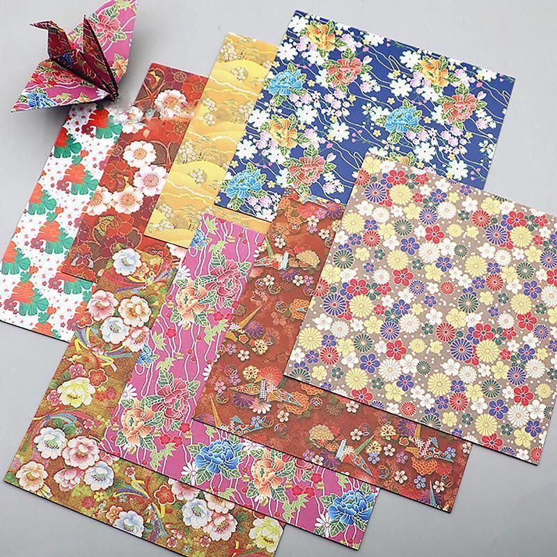 120-Sheet Floral Pattern Origami Paper, 14 x 14 cm