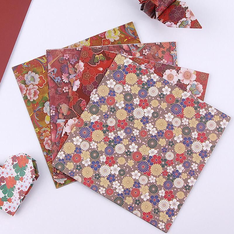 120-Sheet Floral Pattern Origami Paper, 14 x 14 cm