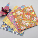 120-Sheet Floral Pattern Origami Paper, 14 x 14 cm