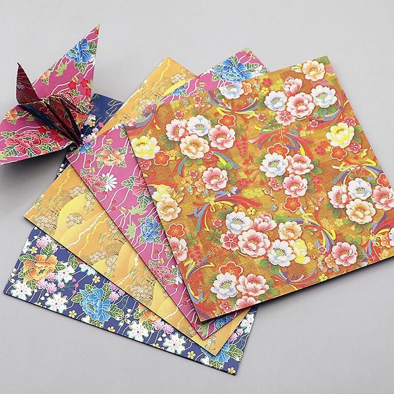 120-Sheet Floral Pattern Origami Paper, 14 x 14 cm