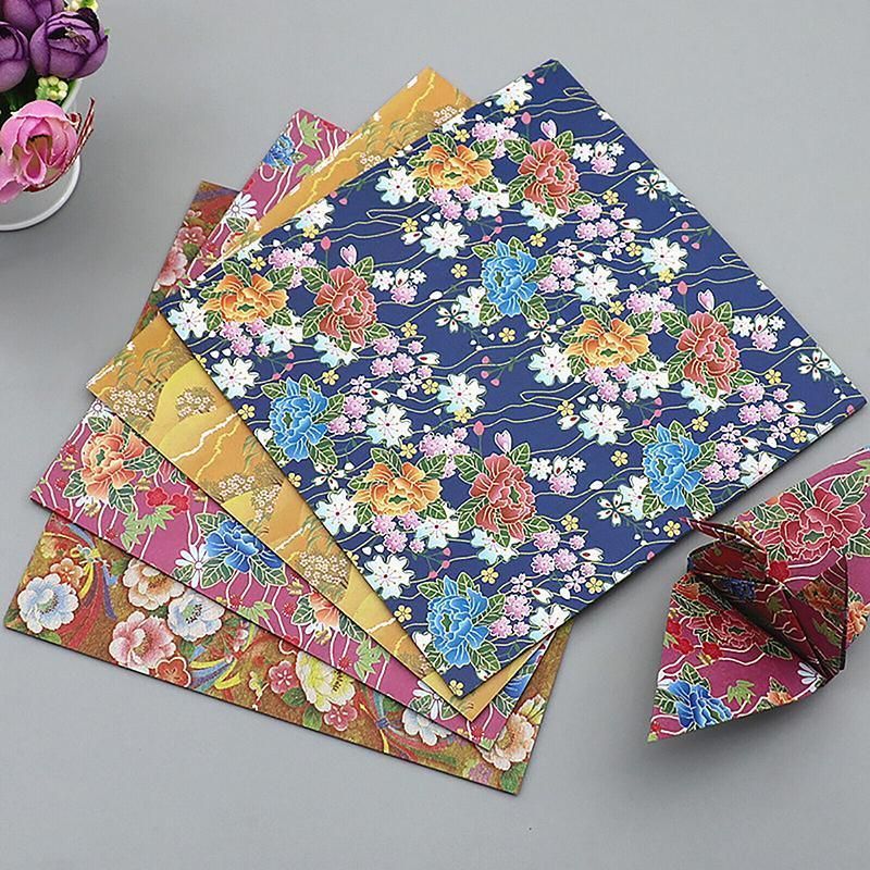 120-Sheet Floral Pattern Origami Paper, 14 x 14 cm