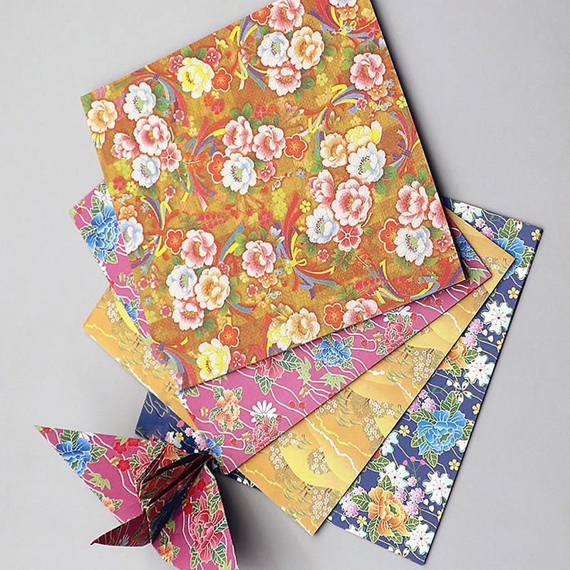 120-Sheet Floral Pattern Origami Paper, 14 x 14 cm