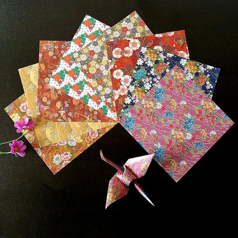 120-Sheet Floral Pattern Origami Paper, 14 x 14 cm