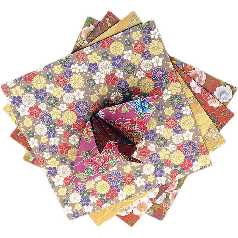 120-Sheet Floral Pattern Origami Paper, 14 x 14 cm