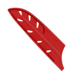Plastic Knife Sheath Edge Guard Cover Scabbard Slicing Blade Red Protector Chef - Japanese Scabbard- 5in - Extra Image