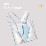 Mini Pocket Umbrella Anti-UV Sun/Rain Windproof 6 Folding Ultra Light Umbrella - Khaki - Top-Down View