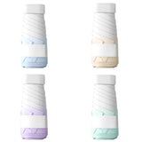 Mini Pocket Umbrella Anti-UV Sun/Rain Windproof 6 Folding Ultra Light Umbrella - Purple - Front View