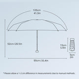 Mini Pocket Umbrella Anti-UV Sun/Rain Windproof 6 Folding Ultra Light Umbrella - Purple - Side View