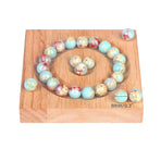 Blue Shoushan Stone Beads Blue Emperor Stone Beads Semi-finished DIY Accessories