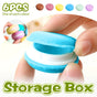 6PCS Macaron Jewelry Box Mini Storage Case Small Multi Functional Organizer