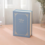 Creative PU Leather Jewelry Box Book Earrings Rings Necklace Organizer Holder - White - Extra Image