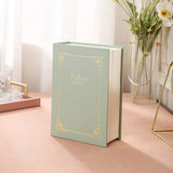 Creative PU Leather Jewelry Box Book Earrings Rings Necklace Organizer Holder - White - Extra Image