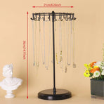 1-Piece Black Rotating Jewellery Display Rack