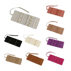 Portable Microfiber Jewelry Storage Bag Roll Organizer for Earrings Necklaces - Beige