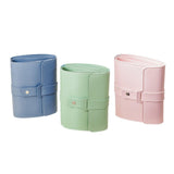 Travel Jewellery Storage Bag Portable Organizer Pouch for Rings Earrings Case - Blue - Front View