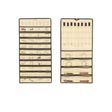 48 Pockets Jewelry Hanging Storage Organizer Holder Earring Display Pouch Bag - White - Close-Up Angle