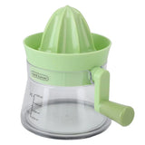 Manual Juice Extractor for Orange Lemon Home Citrus Juicer Hand Compressor - Green