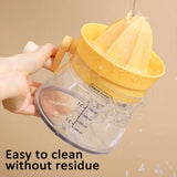 Manual Juice Extractor for Orange Lemon Home Citrus Juicer Hand Compressor - White - Extra Image