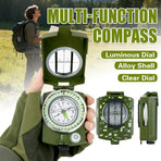 Multi-Function High Precision Compass Durable Luminous for Outdoor Hiking Camping
