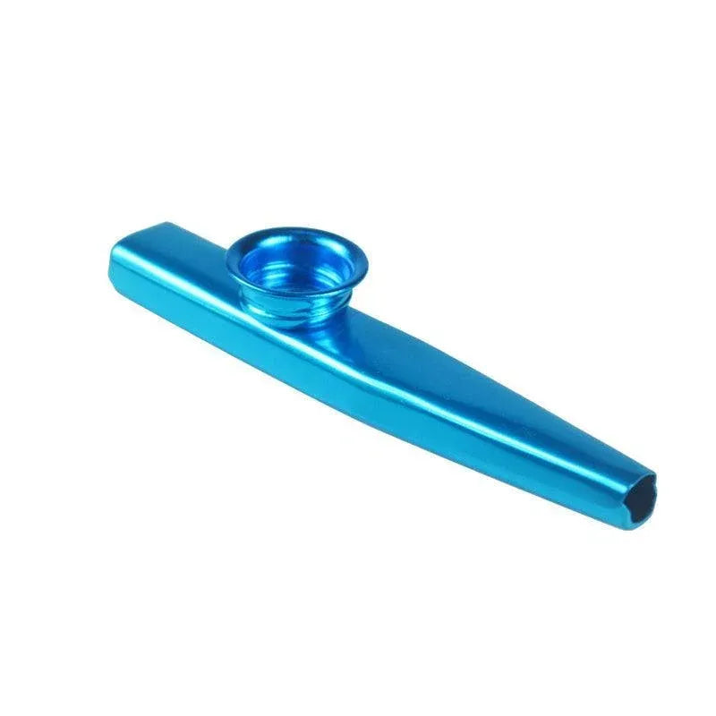 Kazoo Musical Instrument Mouth Flute Diaphragm Guitar Partner Harmonica Style - Blue