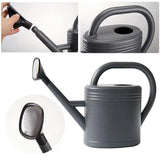 3L Gray Retro Watering Can Long Spout Large Capacity Shower Kettle for Garden - Extra Image