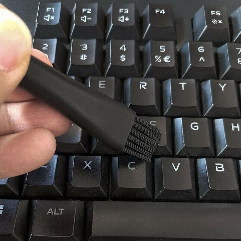 6PCS Anti-Static Keyboard Cleaning Kit Black Plastic Laptop PC Dust Cleaner Tool