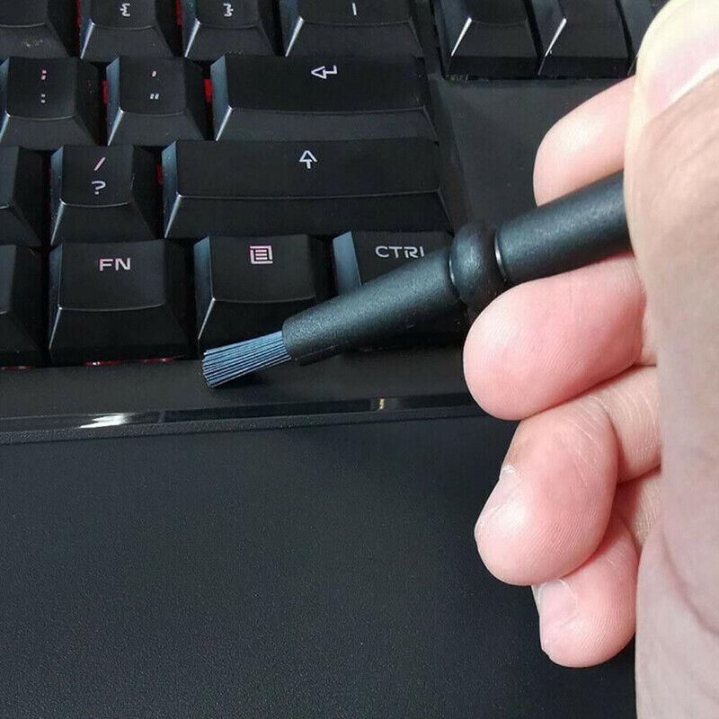 6PCS Anti-Static Keyboard Cleaning Kit Black Plastic Laptop PC Dust Cleaner Tool