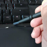 6PCS Anti-Static Keyboard Cleaning Kit Black Plastic Laptop PC Dust Cleaner Tool