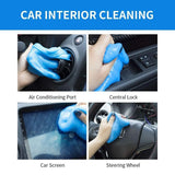 Dust Dirt Cleaning Super Clean Car Laptop Keyboard Home Cleaner - Green - Top-Down View