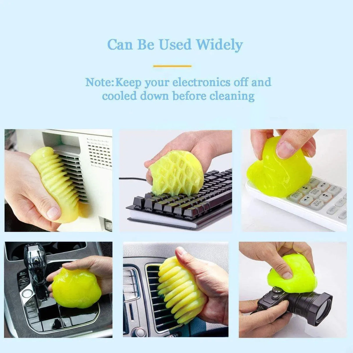 Dust Dirt Cleaning Super Clean Car Laptop Keyboard Home Cleaner - Green