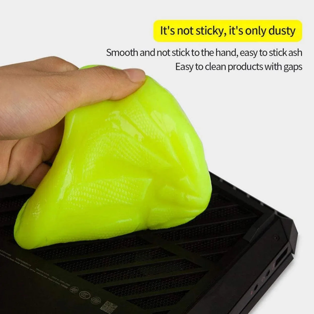 Dust Dirt Cleaning Super Clean Car Laptop Keyboard Home Cleaner - Yellow
