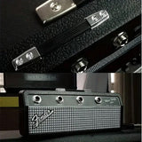 Guitar Shaped Wall Mounted Key Holder Decorative Storage Rack Home Organiser - Top-Down View