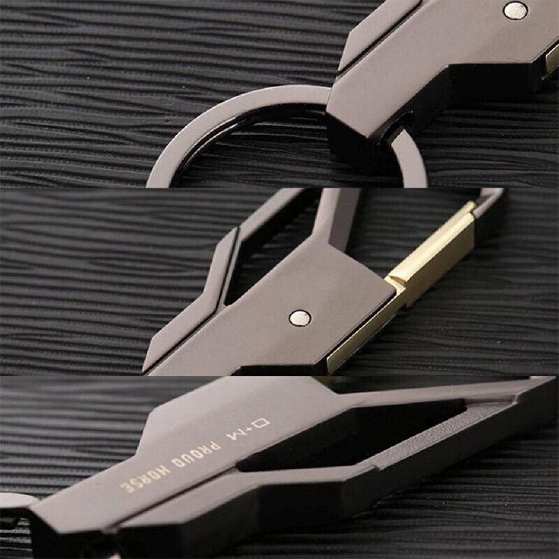Stylish Metal Car Key Rings Alloy Chain Heavy Duty Gift Keyring Keychain Holder