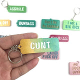 Letters Keychain Resin Epoxy Casting Mold Earring Pendant Mould Craft Silicone - Close-Up Angle