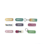Letters Keychain Resin Epoxy Casting Mold Earring Pendant Mould Craft Silicone