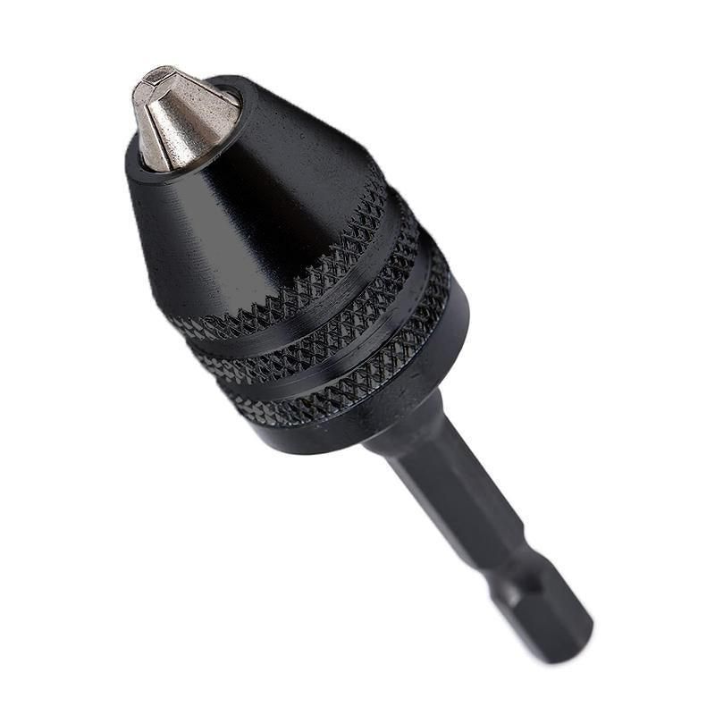 1/4inch Keyless Chuck Conversion Hex Shank Adapter Drill Bit Quick Change Driver HG