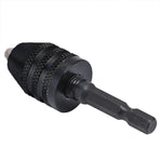 1/4inch Keyless Chuck Conversion Hex Shank Adapter Drill Bit Quick Change Driver HG