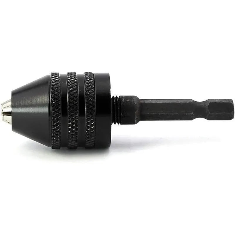 1/4inch Keyless Chuck Conversion Hex Shank Adapter Drill Bit Quick Change Driver HG