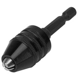 1/4inch Keyless Chuck Conversion Hex Shank Adapter Drill Bit Quick Change Driver HG - Extra Image