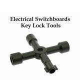 Electrical Electrician Switchboard Key Lock Tools for Cable and Switch Control - 45-Degree Angle