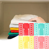 Lazy Folding Clothes Board Compact Laundry Folding Storage Clothes Organizer - Pink - 45-Degree Angle