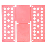 Lazy Folding Clothes Board Compact Laundry Folding Storage Clothes Organizer - Pink - Extra Image