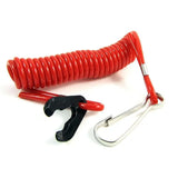 Boat Outboard Engine Motor Kill Stop Switch Emergency Tether Lanyard For Yamaha - Close-Up Angle