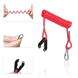 Boat Outboard Engine Motor Kill Stop Switch Emergency Tether Lanyard For Yamaha - Extra Image
