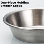 16PCS Stainless Steel Dip Dishes 10cm Small Bowls Condiment for Sushi Party