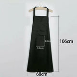 Heavy Duty PVC Waterproof Apron for Kitchen Butcher Cleaning 106x68cm - Red - Top-Down View
