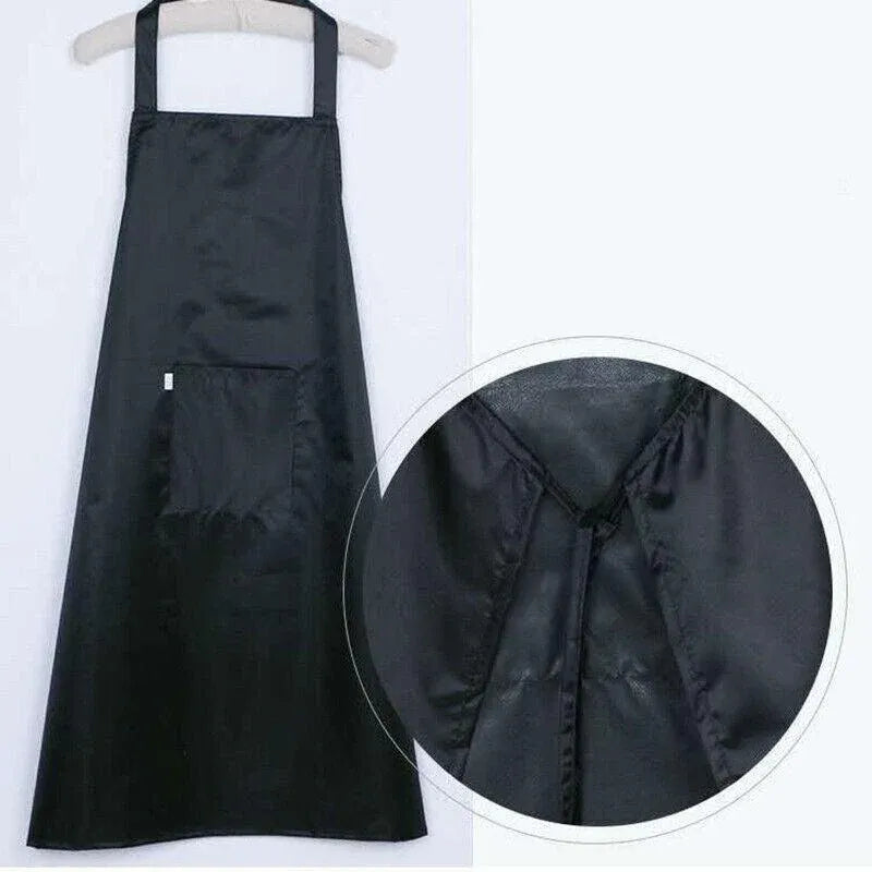 Heavy Duty PVC Waterproof Apron for Kitchen Butcher Cleaning 106x68cm - Red
