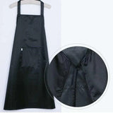 Heavy Duty PVC Waterproof Apron for Kitchen Butcher Cleaning 106x68cm - Red - Low Angle