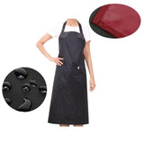Heavy Duty PVC Waterproof Apron for Kitchen Butcher Cleaning 106x68cm - Red - Extra Image